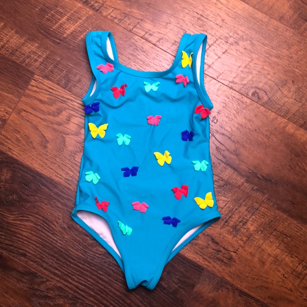 Dot Dot Smile Bathing Suit - Size 7